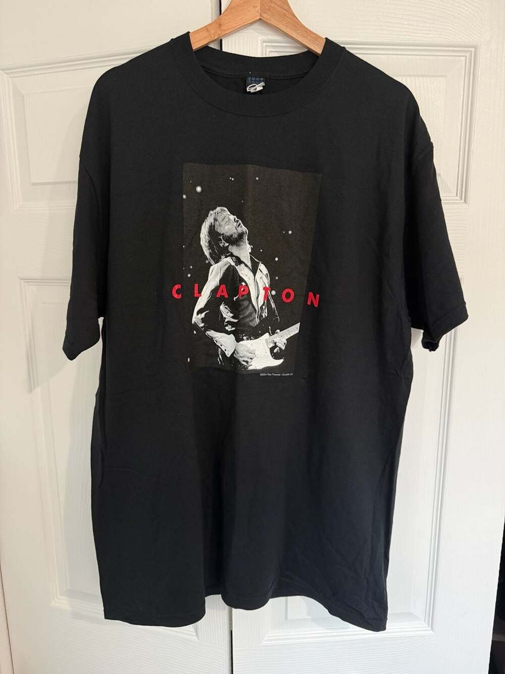 Vintage 2004 Eric Clapton Tour Concert Short Sleeve T-Shirt Black XL